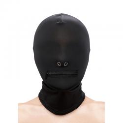 Ns novelties - fetish & fashion pasamontañas completo con cremallera nylon negro