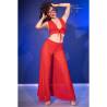 Chilirose - cr 4857 set top y pantalones rojo - 24