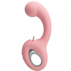 Pretty love - erynnyes vibrador punto g + estimulador clítoris 10 vibraciones rosa