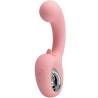 Pretty love - erynnyes vibrador punto g + estimulador clítoris 10 vibraciones rosa - 2