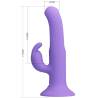 Pretty love - killmoulis vibrador rabbit 12 modos de vibración morado - 6