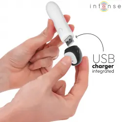 Intense - rico bala vibradora pingüino recargable usb 10 x 2.2 cm