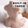 Xise Tidy, torso femenino visto por detrás con el esqueleto integrado