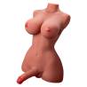 Xise - hermosa lady boy torso femenino con dildo con vibración y thrusting 49 cm - 1