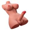 Xise - hermosa lady boy torso femenino con dildo con vibración y thrusting 49 cm - 2