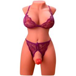 Xise Miah con lencería morada