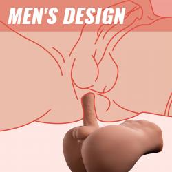 Xise - bertlett dildo ass masturbador dildo y ano realístico posición frontal con thrusting 18 cm