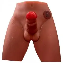 Xise - jason masturbador dildo realístico con thrusting y vibración 17 cm