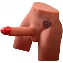 Xise - jason masturbador dildo realístico con thrusting y vibración 17 cm