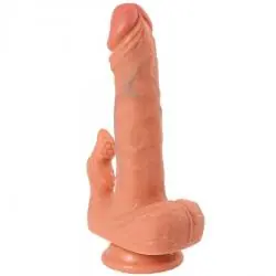 Shequ - julian dildo y estimulador de clítoris con vibración y control remoto 16 cm