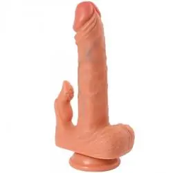 Shequ - julian dildo y estimulador de clítoris con vibración y control remoto 16 cm