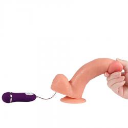 Shequ - adam dildo vibrador con control remoto 21 cm