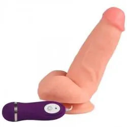 Shequ - red eagle dildo vibrador con control remoto 17 cm
