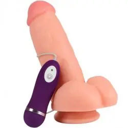 Shequ - red eagle dildo vibrador con control remoto 17 cm