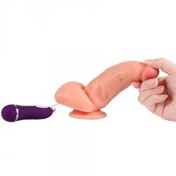 Shequ - soldier dildo vibrador con control remoto 16 cm