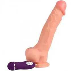 Shequ - apolo dildo vibrador con control remoto 24,5 cm
