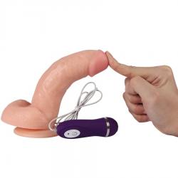 Shequ - kassadin dildo vibrador con control remoto 17,5 cm