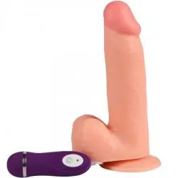 Shequ - phantom dildo vibrador con control remoto 20 cm