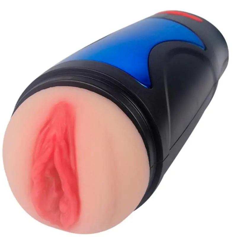Shequ - renee squeezable masturbador vagina con vibración en estuche