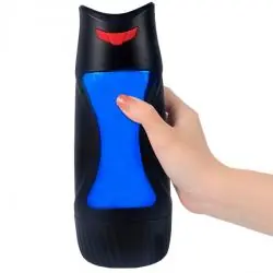 Shequ - renee squeezable masturbador vagina con vibración en estuche