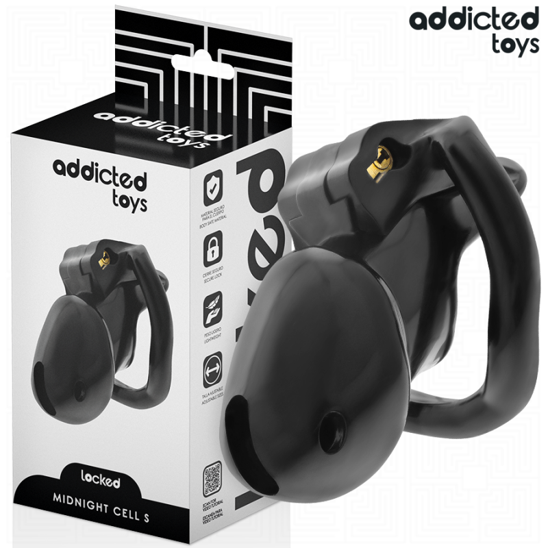 Addicted toys locked - mindnight cell jaula para pene talla s Addicted toys locked - mindnight cell jaula para pene talla s