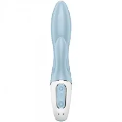 Satisfyer - air pump bunny 1 vibrador inflable rabbit azul