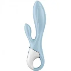 Satisfyer - air pump bunny 1 vibrador inflable rabbit azul