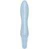 Eje y parte trasera del Satisfyer Air Pump Bunny 1 azul