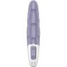 Satisfyer Air Pump Vibrator 1 morado con controles frontales
