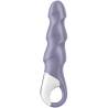 Perfil con relieves del Satisfyer Air Pump Vibrator 1 morado