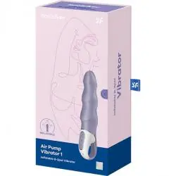 Satisfyer - air pump vibrator 1 vibrador g-spot inflable morado