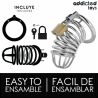 Addicted toys locked - iron cell jaula para pene de metal talla m - 4
