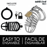 Addicted toys locked - iron cell jaula para pene de metal 4 cm talla s - 4