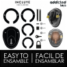 Addicted toys locked - keyless restraint jaula para pene 11,5 cm - 4