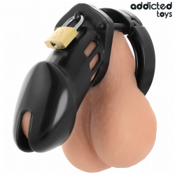 Addicted toys locked - obsidian hold jaula para pene talla m