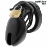 Addicted toys locked - obsidian hold jaula para pene talla s - 2