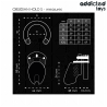 Addicted toys locked - obsidian hold jaula para pene talla s - 5