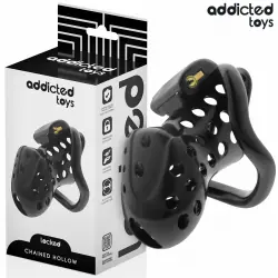 Addicted toys locked - chained hollow jaula para pene 10,5 cm