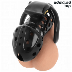 Addicted toys locked - chained hollow jaula para pene 10,5 cm