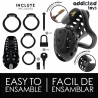 Addicted toys locked - chained hollow jaula para pene 10,5 cm - 4