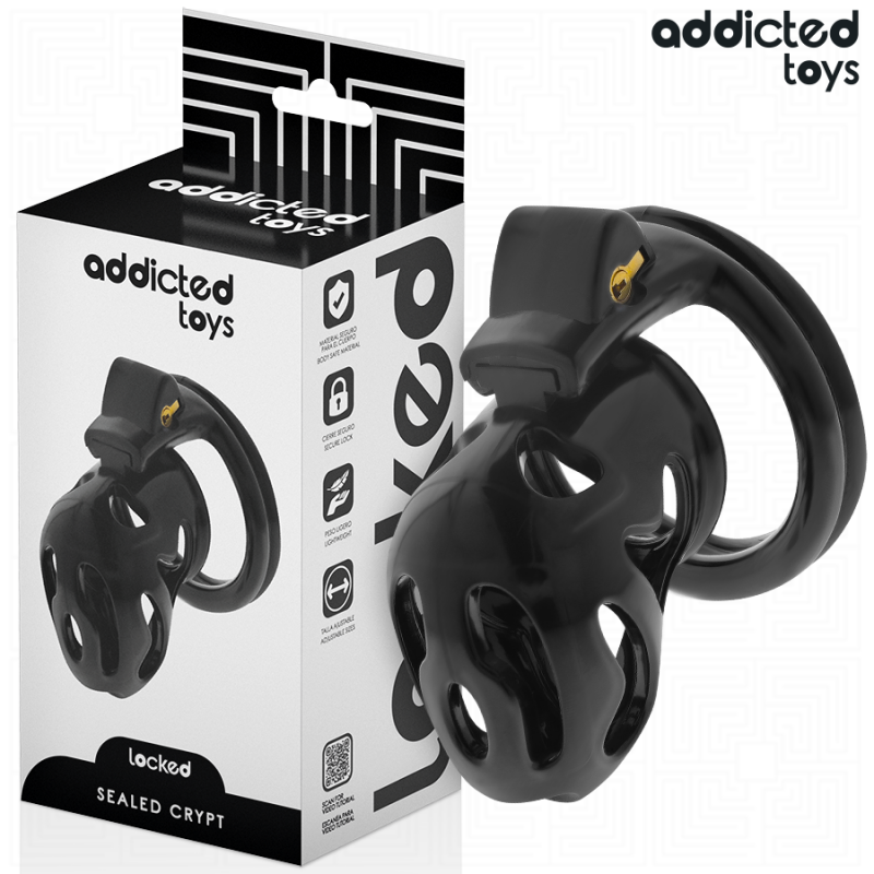 Addicted toys locked - sealed crypt jaula para pene 8 cm Addicted toys locked - sealed crypt jaula para pene 8 cm