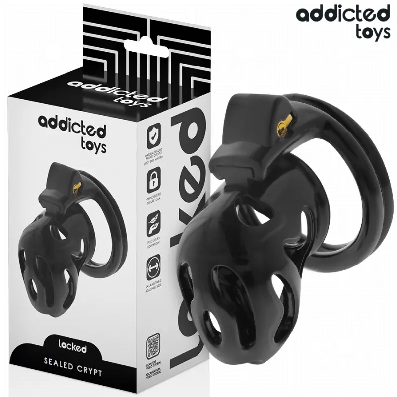Addicted toys locked - sealed crypt jaula para pene 8 cm