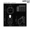 Addicted toys locked - sealed crypt jaula para pene 8 cm - 5