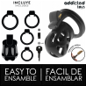 Addicted toys locked - silent keep jaula para pene 7,5 cm - 4