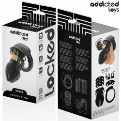 Addicted toys locked - chastity depths jaula para pene 7,5 cm