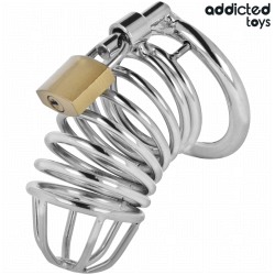 Addicted toys locked - iron cell jaula para pene de metal 5 cm talla l - 2