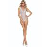 Passion - bs109 bodystocking mariposa blanco - 1