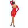 Passion - bs110 bodystocking puntos rojo - 2