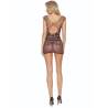 Passion - bs111 bodystocking encaje negro - 2