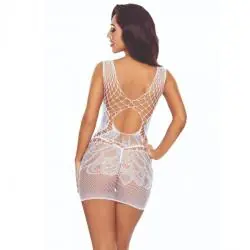 Passion - bs111 bodystocking encaje blanco Passion - bs111 bodystocking encaje blanco